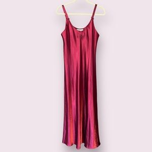 Vintage Christian Dior Monogram Silk Nightgown slip dress Size Small